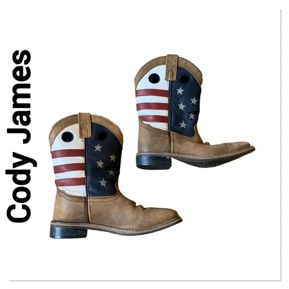 CODY JAMES Patriotic Cowboy Boots size 3D - Picture 1 of 6